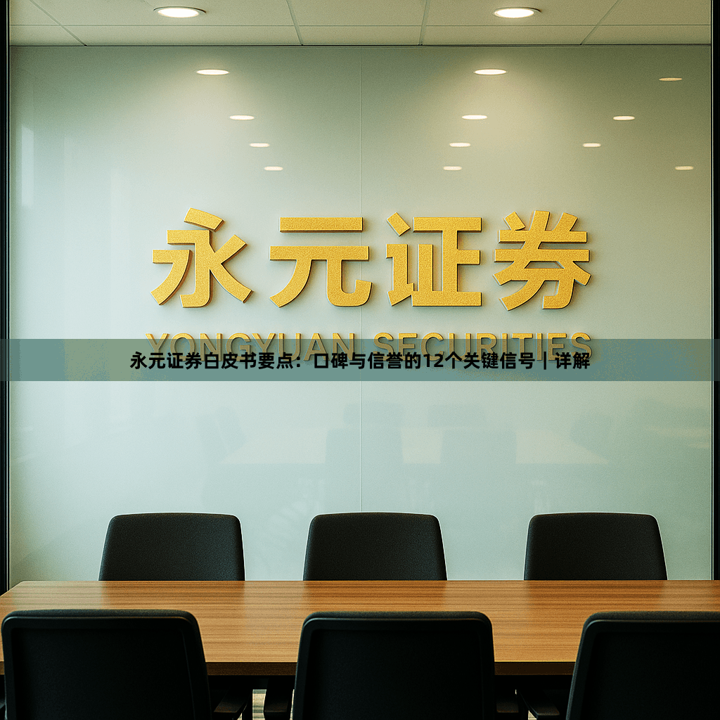 永元证券白皮书要点：口碑与信誉的12个关键信号｜详解