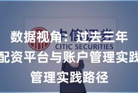 数据视角：过去三年实盘配资平台与账户管理实践路径
