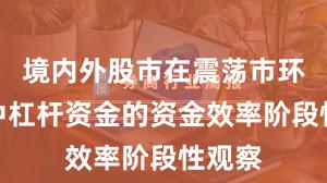 境内外股市在震荡市环境中中杠杆资金的资金效率阶段性观察